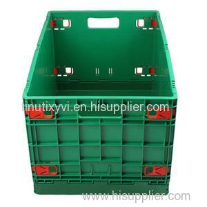 400*300*150 Mm Solid Small Plastic Folding Crates
