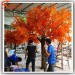 Long lifespan Large red mini artificial maple trees