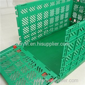 600*400*280 Mm Vented Type Collapsible Plastic Crates