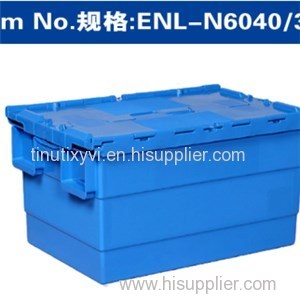 60L Plastic Moving Attached Lid Container