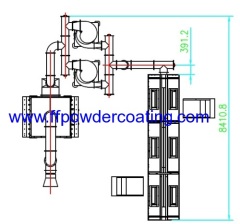 mono cyclone powder coating solution