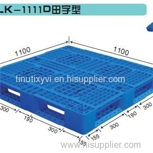 1100x1100x150mm 6 Runner Rackable Plastic Pallet