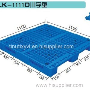 1100x1100x150mm 3 Runners Rackable Plastic Pallet