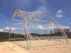 20x8x8M aluminum truss dome structure