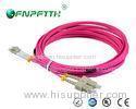 SC TO LC Multi mode OM4 50/125 DX Optical Fiber Patch Cord with LSZH Jacket