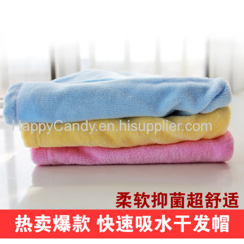 Pure cotton hair drying wrap/towel/cap