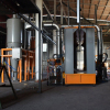 mono cyclone powder coating line