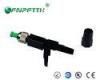 Simplex 0.2dB FC / APC Fiber Optic quick Connector for flat and round FTTH cable
