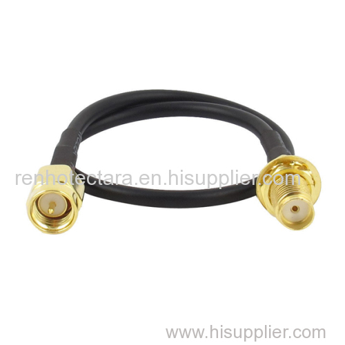 rg6 rg174 black PE cable to sma male female type