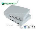 ABS White / Grey FTTH Termination Box with 4 core SC Port for indoor