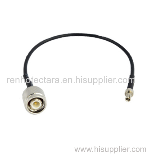 flexible 50 ohm tnc male to mcx male type rf cable