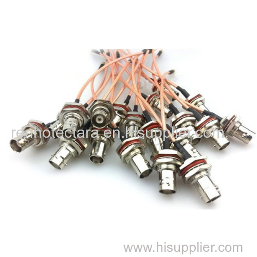 minus short female bnc coax rf cables