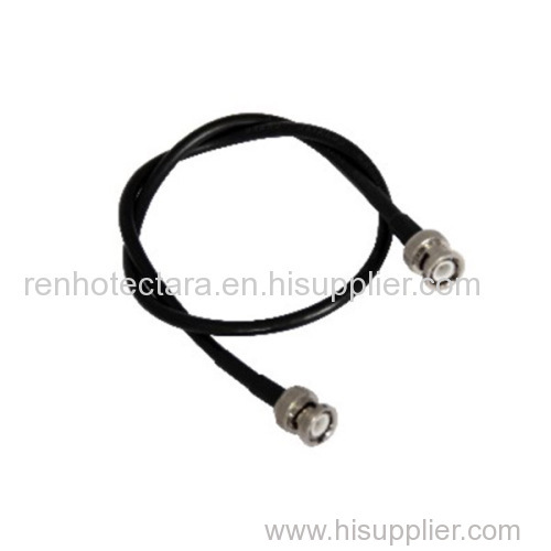 6ghz black bnc male to bnc male feeder coax cable