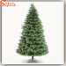 Artificial plastic pine tree mini fiber optic pvc christmas tree ornament for home decoration