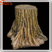 Decoratives treefiberglass can customized for home garden tree stump