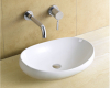 Bathroom ceramic white modern design wash basin