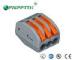 2 Poles Fiber Optic Fast Connector for Soft and Hard wire 3PIN Wago connector