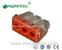 PA66 Material Fiber Optic Fast Connector for Hard Wire 2PIN 400V 41A