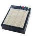 ABS Plastic Brown Powered Breadboard 50000 Times Contact Life