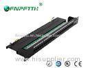 Network 25 Port fibre optic patch panels with high carbon steel outer frame