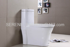 Sanitary ware Ceramic One Piece Toilet S-trap 300mm Roughing-in P-trap 180mm Roughing-in