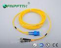 SC/upc-ST/upc Singlemode Duplex Fiber Optical Patch Cord 9/125 G652D/G657A LSZH