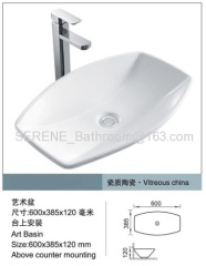 Sanitary ware Ceramic Counter Top Art Basin