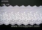 Cotton Lingerie Lace Fabric / Embroidery Lace Fabric For Garment