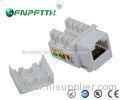 Unshielded 90 degree UTP Type keystone cat6 jack module superior performance