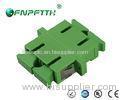 Green Simplex / Duplex SC APC Fiber Optic Adapter 60dB Return Loss