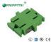 Green Simplex / Duplex SC APC Fiber Optic Adapter 60dB Return Loss