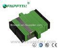 Green SC APC Fiber Optic Adapter Single mode SM DX SC bulkhead