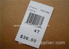 White Clothing Brand Tags / Paper Garment Hang Tags For Clothing