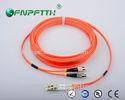 LC/UPC-FC/UPC MM Duplex Fiber Optic Patch Cords G652D/G657A LSZH