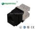 180 Degree Cat 6 UTP Undhielded Type keystone ethernet jack with black color