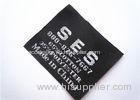 Black Satin Woven Clothing Label Tags / Personalised Name Labels