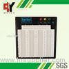 Large-size 3220 tie point adhesive solderless breadboard with Black Aluminum Plate (round holes)