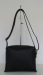 PU black cross bag/ Eyelet in front /Fashion zipper cross bag
