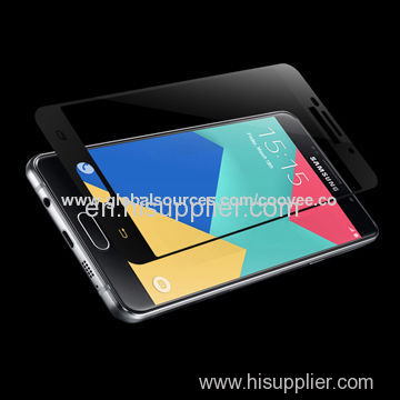 3D 0.33mm Full Cover Curved Metallic Tempered-glass Screen Protector for Samsung A5 2016