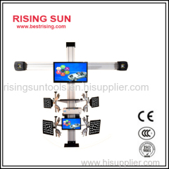 Double display 3D wheel alignment system for John bean