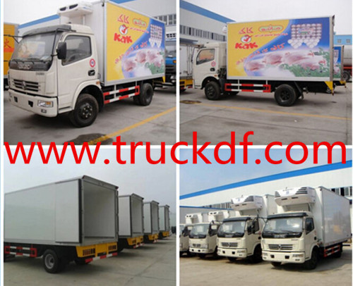 Hot sale 3ton-5ton refrigerated truck for frozen meat fresh meat fruits and vegetables