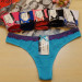 New arrival hot sexy cute cotton ladies panties thongs the wasit sexy transparent lace lingerie