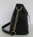 Fashion zipper handbag / Black PU shoulder bag /Beautiful outlooking