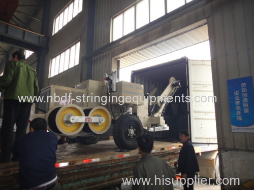 Bundled Conductors Aerial Stringing Equipment of 7 Ton Tensioner