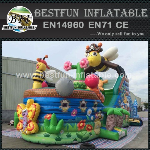 Cartoon Themed Playground Ball Pit Inflatable Pirate Ship