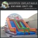 Inflatable slide decorated with fire truck