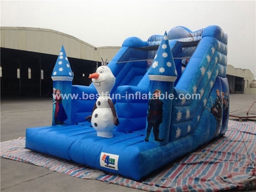 Frozen Olave Kids Slides Small Indoor Inflatable Snow Slide