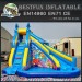 Outdoor Trampoline Park Slide Inflatable Pool