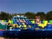 Funny and excitting giant inflatable water park
