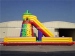 Inflatable slide with rock climbing wall for sale